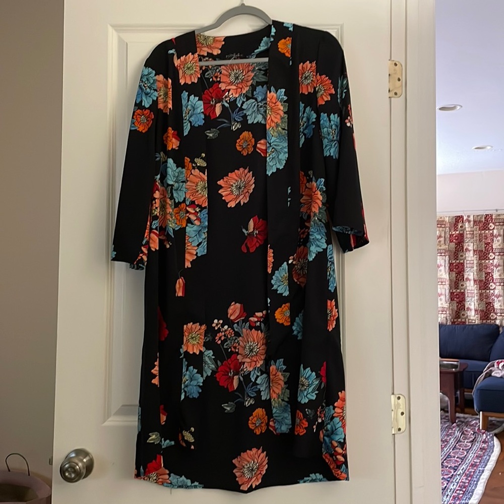 Floral coverup
